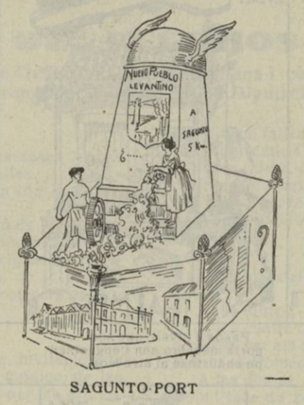 Boceto Falla Luis Cendoya 1931